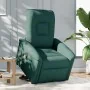 Sillón masaje eléctrico reclinable elevable tela verde oscuro by , Armchairs - Ref: Foro24-3303290, Price: 342,54 €, Discount: %