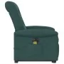 Sillón masaje eléctrico reclinable elevable tela verde oscuro by , Armchairs - Ref: Foro24-3303290, Price: 342,54 €, Discount: %