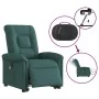 Sillón masaje eléctrico reclinable elevable tela verde oscuro by , Armchairs - Ref: Foro24-3303290, Price: 342,54 €, Discount: %