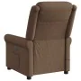 Sillón reclinable de masaje eléctrico tela marrón de , Sillones - Ref: Foro24-3303308, Precio: 247,74 €, Descuento: %
