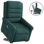 Sillón reclinable elevable tela verde oscuro by , Armchairs - Ref: Foro24-3303320, Price: 277,80 €, Discount: %