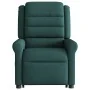Sillón reclinable elevable tela verde oscuro by , Armchairs - Ref: Foro24-3303320, Price: 277,80 €, Discount: %