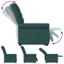 Sillón reclinable elevable tela verde oscuro by , Armchairs - Ref: Foro24-3303320, Price: 277,80 €, Discount: %