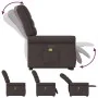 Silla de masaje reclinable de pie de tela marrón oscuro by , Armchairs - Ref: Foro24-3303329, Price: 299,38 €, Discount: %