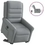 Sillón eléctrico reclinable elevable de tela gris claro de , Sillones - Ref: Foro24-3303334, Precio: 344,55 €, Descuento: %