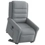 Sillón eléctrico reclinable elevable de tela gris claro de , Sillones - Ref: Foro24-3303334, Precio: 344,55 €, Descuento: %