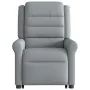 Sillón eléctrico reclinable elevable de tela gris claro de , Sillones - Ref: Foro24-3303334, Precio: 344,55 €, Descuento: %