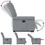 Sillón eléctrico reclinable elevable de tela gris claro de , Sillones - Ref: Foro24-3303334, Precio: 344,55 €, Descuento: %