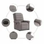 Sillón eléctrico reclinable elevable de tela gris taupe de , Sillones - Ref: Foro24-3303341, Precio: 346,80 €, Descuento: %