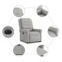 Sillón eléctrico reclinable elevable de tela gris nube von , Sessel - Ref: Foro24-3303343, Preis: 332,24 €, Rabatt: %