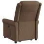 Sillón de masaje eléctrico reclinable elevable tela marrón by , Armchairs - Ref: Foro24-3303348, Price: 331,33 €, Discount: %