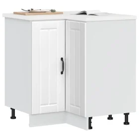 Mueble bajo esquinero de cocina Lucca madera ingeniería blanca by , Kitchen cabinets - Ref: Foro24-853747, Price: 107,31 €, D...