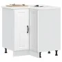 Mueble bajo esquinero de cocina Lucca madera ingeniería blanca de , Armarios de cocina - Ref: Foro24-853747, Precio: 107,31 €...
