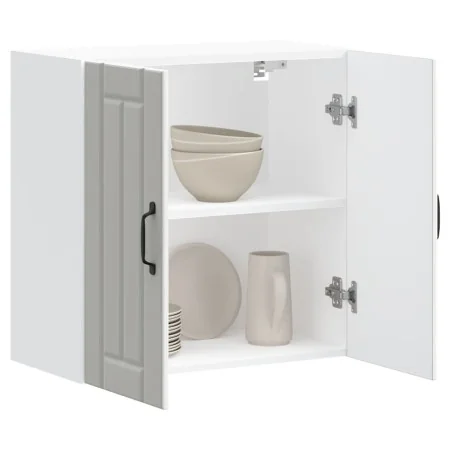 Armario de pared de cocina Lucca madera ingeniería blanca de , Armarios de cocina - Ref: Foro24-853817, Precio: 53,34 €, Desc...