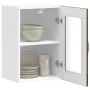 Armario de pared para cocina puerta cristal Lucca roble ahumado de , Armarios de cocina - Ref: Foro24-853772, Precio: 58,96 €...