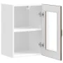 Armario de pared para cocina puerta cristal Lucca roble ahumado de , Armarios de cocina - Ref: Foro24-853772, Precio: 58,96 €...