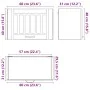Armario de pared cocina Lucca madera contrachapada gris cemento von , Küchenschränke - Ref: Foro24-853841, Preis: 50,06 €, Ra...