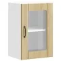 Armario pared cocina puerta de cristal Lucca roble sonoma de , Armarios de cocina - Ref: Foro24-853770, Precio: 56,97 €, Desc...