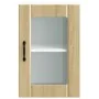 Armario pared cocina puerta de cristal Lucca roble sonoma de , Armarios de cocina - Ref: Foro24-853770, Precio: 56,97 €, Desc...