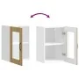 Armario pared cocina puerta de cristal Lucca roble sonoma de , Armarios de cocina - Ref: Foro24-853770, Precio: 56,97 €, Desc...