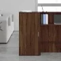 Armario de madera de ingeniería marrón roble 50x45x103,5 cm by , Lockers and storage cabinets - Ref: Foro24-859048, Price: 89...
