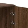 Armario de madera de ingeniería marrón roble 50x45x103,5 cm by , Lockers and storage cabinets - Ref: Foro24-859048, Price: 89...