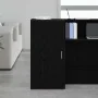 Armario de madera de ingeniería negro 50x45x103,5 cm by , Lockers and storage cabinets - Ref: Foro24-859043, Price: 98,84 €, ...