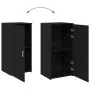 Armario de madera de ingeniería negro 50x45x103,5 cm by , Lockers and storage cabinets - Ref: Foro24-859043, Price: 98,84 €, ...