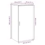 Armario de madera de ingeniería negro 50x45x103,5 cm by , Lockers and storage cabinets - Ref: Foro24-859043, Price: 98,84 €, ...