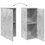 Armario de madera de ingeniería gris hormigón 40x45x103,5 cm von , Schließfächer und Lagerschränke - Ref: Foro24-859036, Prei...