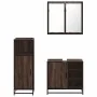 Set de muebles baño 3 pzas madera contrachapada roble marrón von , Badezimmermöbel - Ref: Foro24-3300969, Preis: 211,28 €, Ra...