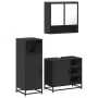 Juego de muebles de baño 3 pzas madera contrachapada negro von , Badezimmermöbel - Ref: Foro24-3300995, Preis: 225,19 €, Raba...