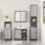 Set de muebles de baño 3 pzas madera contrachapada gris sonoma by , Bathroom furniture - Ref: Foro24-3301028, Price: 244,44 €...