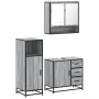 Set de muebles de baño 3 pzas madera contrachapada gris sonoma von , Badezimmermöbel - Ref: Foro24-3300988, Preis: 245,18 €, ...