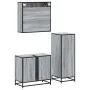 Set de muebles de baño 3 pzas madera contrachapada gris sonoma von , Badezimmermöbel - Ref: Foro24-3300988, Preis: 245,18 €, ...
