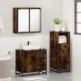 Set de muebles baño 3 pzas madera contrachapada roble ahumado von , Badezimmermöbel - Ref: Foro24-3300957, Preis: 237,05 €, R...