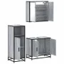 Set de muebles de baño 3 pzas madera contrachapada gris sonoma de , Muebles de baño - Ref: Foro24-3300948, Precio: 213,27 €, ...