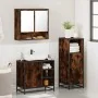 Set de muebles baño 3 pzas madera contrachapada roble ahumado by , Bathroom furniture - Ref: Foro24-3300997, Price: 218,45 €,...