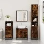 Set de muebles baño 3 pzas madera contrachapada roble ahumado de , Muebles de baño - Ref: Foro24-3301077, Precio: 304,16 €, D...