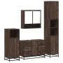 Set de muebles baño 4 pzas madera contrachapada roble marrón von , Badezimmermöbel - Ref: Foro24-3301234, Preis: 432,72 €, Ra...