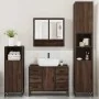 Set de muebles baño 4 pzas madera contrachapada roble marrón von , Badezimmermöbel - Ref: Foro24-3301234, Preis: 432,72 €, Ra...