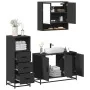 Juego de muebles de baño 3 pzas madera contrachapada negro by , Bathroom furniture - Ref: Foro24-3301040, Price: 253,83 €, Di...