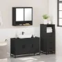 Juego de muebles de baño 3 pzas madera contrachapada negro by , Bathroom furniture - Ref: Foro24-3301040, Price: 253,83 €, Di...