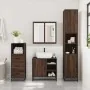 Set de muebles baño 3 pzas madera contrachapada roble marrón by , Bathroom furniture - Ref: Foro24-3301089, Price: 262,58 €, ...