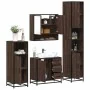 Set de muebles baño 4 pzas madera contrachapada roble marrón von , Badezimmermöbel - Ref: Foro24-3301229, Preis: 409,96 €, Ra...