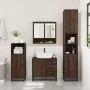 Set de muebles baño 4 pzas madera contrachapada roble marrón von , Badezimmermöbel - Ref: Foro24-3301229, Preis: 409,96 €, Ra...