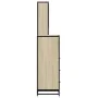 Set de muebles de baño 3 pzas madera contrachapada roble Sonoma by , Bathroom furniture - Ref: Foro24-3301056, Price: 218,31 ...