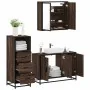 Set de muebles baño 3 pzas madera contrachapada roble marrón de , Muebles de baño - Ref: Foro24-3301014, Precio: 233,07 €, De...