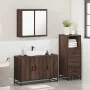 Set de muebles baño 3 pzas madera contrachapada roble marrón de , Muebles de baño - Ref: Foro24-3301014, Precio: 233,07 €, De...