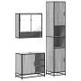 Set de muebles de baño 3 pzas madera contrachapada gris sonoma von , Badezimmermöbel - Ref: Foro24-3301118, Preis: 299,89 €, ...